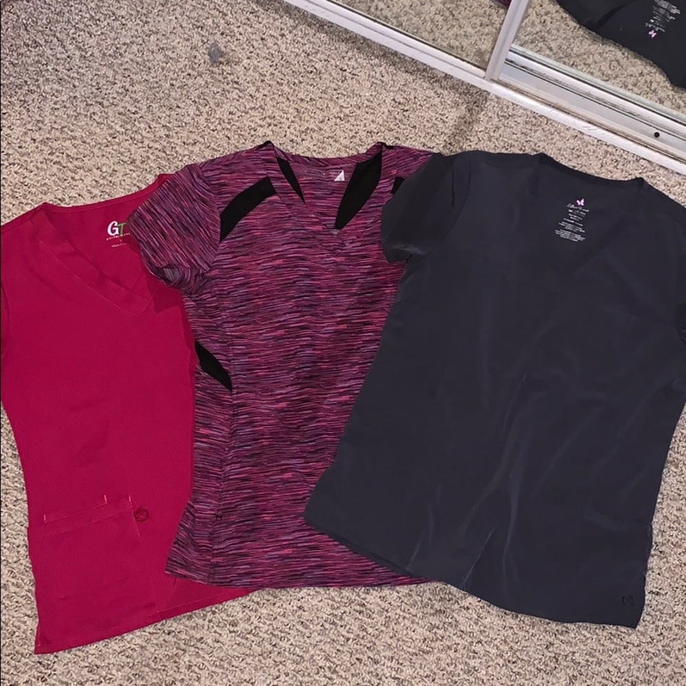 Bundle of 3 scrub shirts